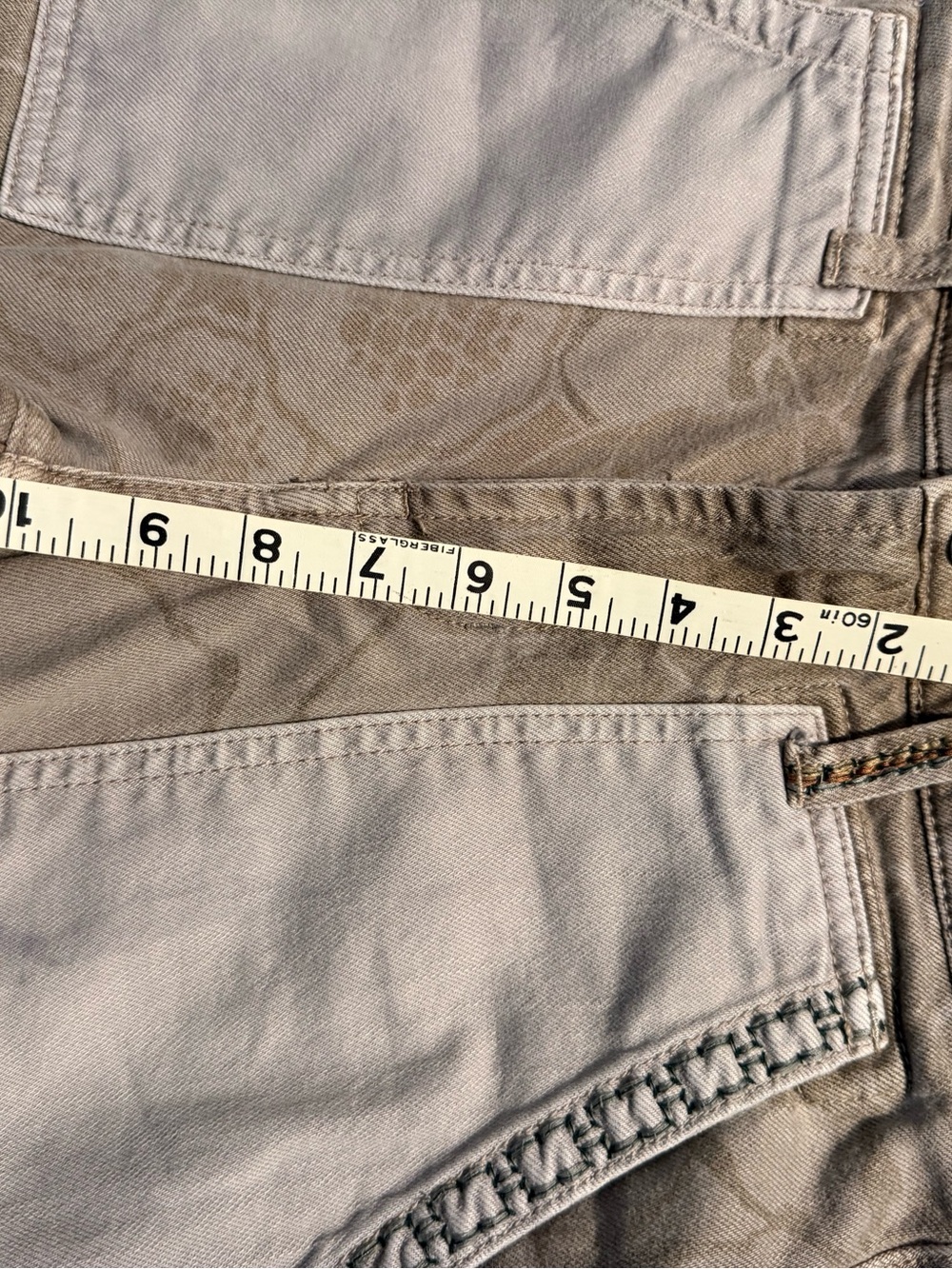 Pilcro by Anthropologie Beige Patchwork Cargo Pants - Picture 11 of 13